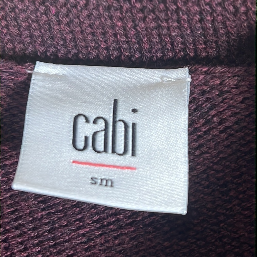 Cabi Wine Wrap Sweater - Women’s S - Picture 4 of 7